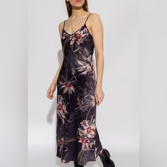 All Saints Dresses & Skirts - All Saints Luna Kaneshon Dark Floral Dress